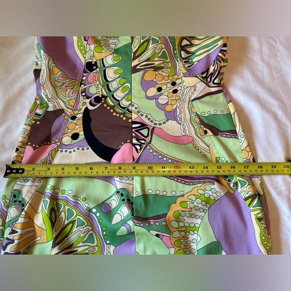 David Meister Mod Print Sheath Dress Size 4 EUC - Picture 6 of 11